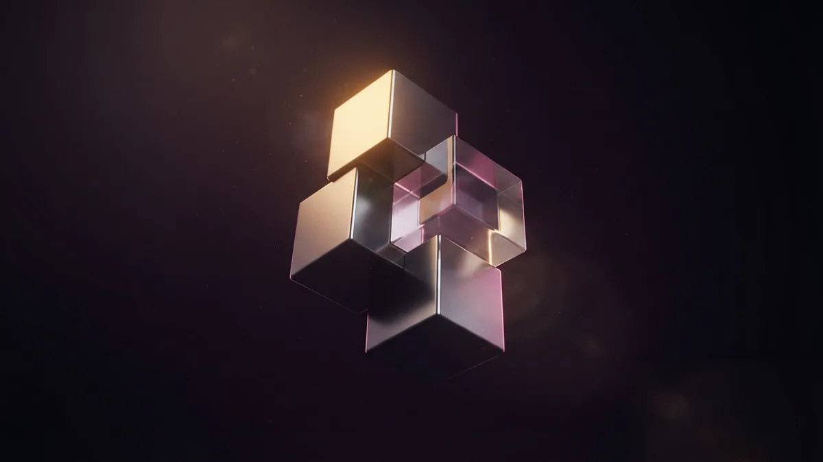Balanced glass prisms and metal cubes representing a consulting firm's legal structure